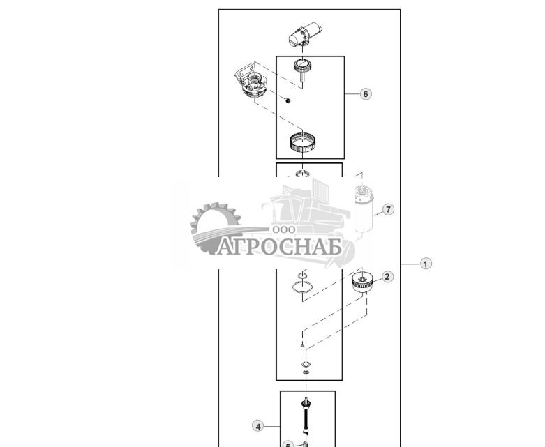 Компоненты топл. фильтра грубой очистки - ST845291 197.jpg